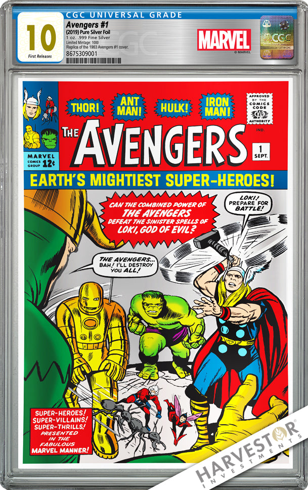 2019 Marvel Comics - The Avengers #1  - CGC 10 GEM MINT First Release