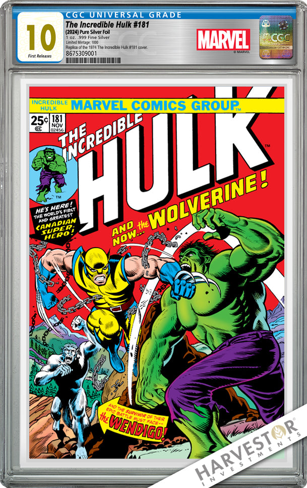 2024 Marvel Comics - The Incredible Hulk #181 - CGC 10 GEM MINT First Release
