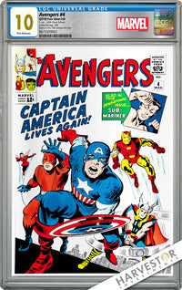 2019 Marvel Comics - The Avengers #4  - CGC 10 GEM MINT First Release