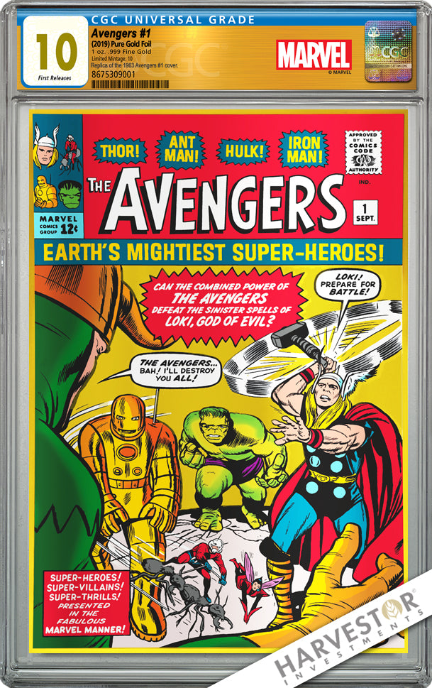 2019 Marvel Comics - The Avengers #1  - CGC 10 GEM MINT First Release