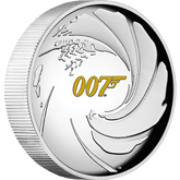 2020 James Bond 007 - High Relief - Silver 1 oz.