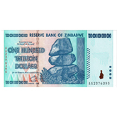 2008 Zimbabwe - $100 Trillion Dollars Uncirculated