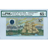 1988 Australia $10 Banknote Polymer - PMG 65 EPQ