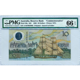 1988 Australia $10 Banknote Polymer - PMG 66 EPQ