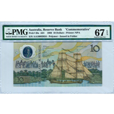 1988 Australia $10 Banknote Polymer - PMG 67 EPQ