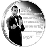 2021 James Bond Legacy Series: Sean Connery Silver 1 oz.