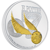 2022 Harry Potter - Golden Snitch - Silver 1 oz.