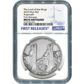 2023 Lord of the Rings: Argonath 1 oz. Silver - NGC MS70 First Release