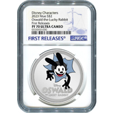 2023 Disney: Oswald the Lucky Rabbit 1 oz. - NGC PF70 First Release