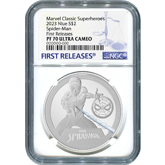 2023 Marvel: Spider-Man 1 oz. Silver - NGC PF70 First Releases