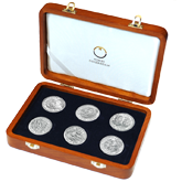 2010-2012 Rome on the Danube – Complete 6-Coin Set