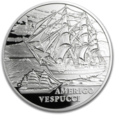 2010 Amerigo Vespucci, 20 Roubles - Sailing Ships Series: Coin #3