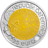 2009 25€ Silver Niobium Coin – International Year of Astronomy