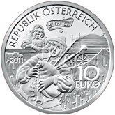 2011 10€ Silver Proof Der liebe Augustin