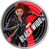 2020 Marvel - Black Widow Silver 1 oz. Coin