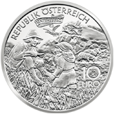 2010 10€ Silver Proof Charlemagne in the Untersberg