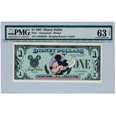 1987 Disney Dollar - PMG 63 EPQ