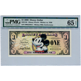 2008-D Disney Dollar - PMG 65 EPQ