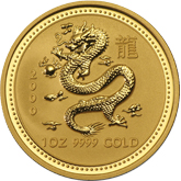 2000 Gold Lunar Dragon 1 oz. - Series 1