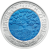2010 25€ Silver Niobium Coin – Renewable Energy