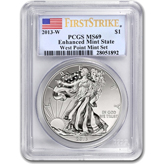 2013 West Point Silver Eagle Enhanced - PCGS MS69 First Strike