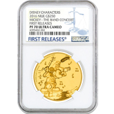 2016 Disney - The Band Concert Gold 1 oz. - NGC PF70 First Releases