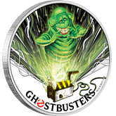 2017 Ghostbusters Slimer Silver 1 oz.