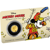 2016 Disney Mickey Through the Ages - Band Concert Gold .5 gram