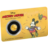 2016 Disney Mickey Through the Ages - Little Tailor Gold .5 gram