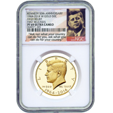 2014 Proof Gold Kennedy Half-Dollar - NGC PF69 First Releases