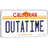 2020 Back to the Future License Plate Silver 2 oz. Coin