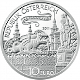 2011 10€ Silver Proof The Lindwurm in Klagenfurt