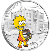 2019 The Simpsons: Lisa Simpson Silver 1 oz. Coin