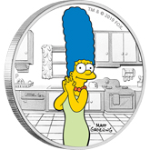 2019 The Simpsons: Marge Simpson Silver 1 oz. Coin