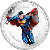 2013 Silver Canadian 1/2 oz. Matte Proof  - Modern Day Superman™