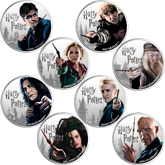 2020 Harry Potter Complete 8-Coin Set