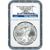 2012 (S) Silver Eagle MS69 - San Francisco Mint - First Release