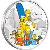 2019 The Simpson Family 2 oz. Silver Proof