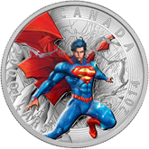 2014 Silver Canadian 1 oz. Proof - Superman™ Comic Book Covers