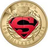 2014 Gold Canadian 14-kt. Proof - Superman™ Comic Book Covers