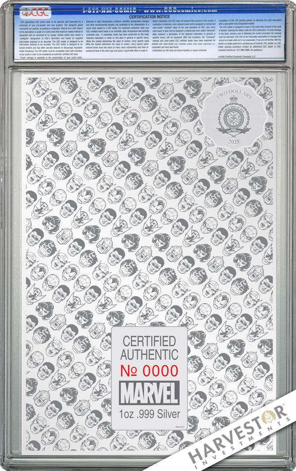 2025 Marvel Comics - The X-Men #1 - CGC 10 GEM MINT First Release